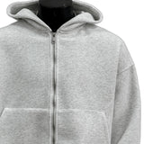 Back Schoolbag Design Men's Coat Flower Gray