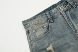 Fashion Holes Knee Denim Trousers Men