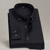Business Formal Wear Men's Shirt Professional Wedding Best Man Non-ironing Pure White