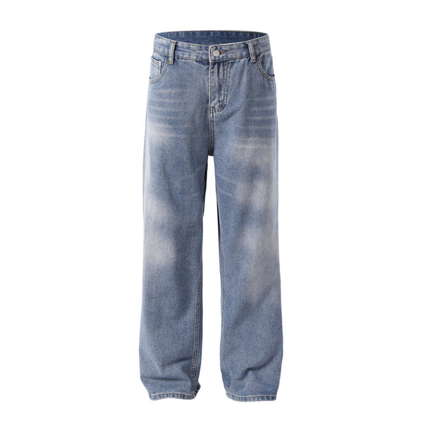 Tie-dye Gradient Denim Trousers Men