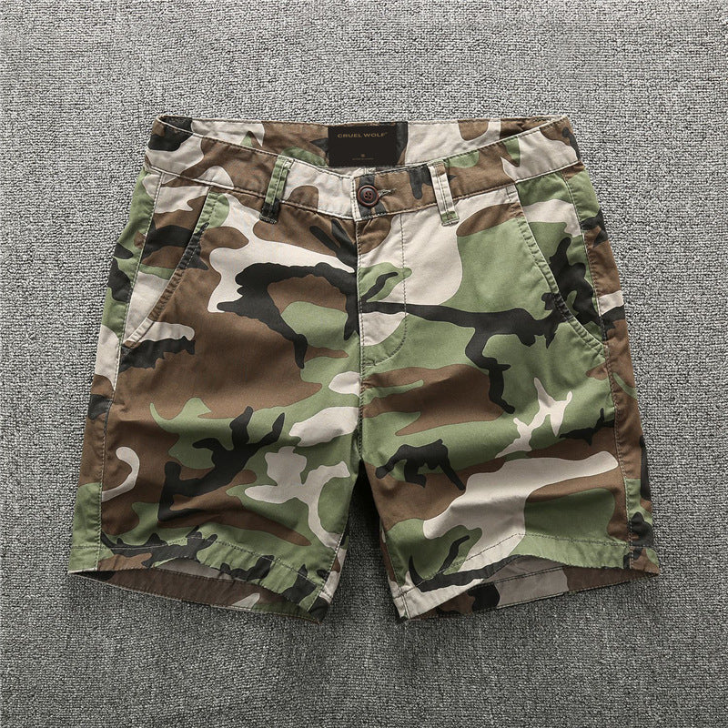Summer Camouflage Workwear Shorts