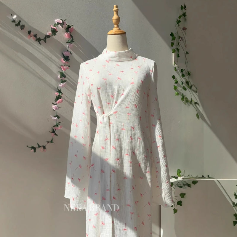 Women's Clothes Clothes Fresh Autumn Floral French Dress Women