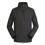 Outdoor Jacket Coat Men's Thin Commander Stand Collar Loose